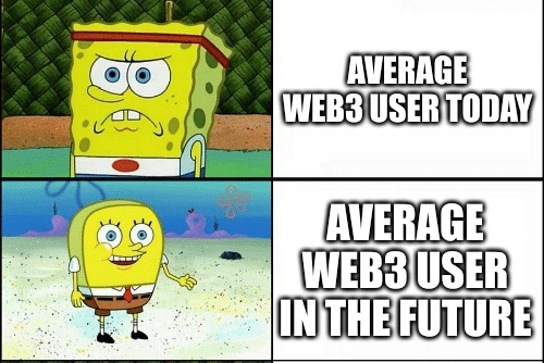 Spongebob web3 meme